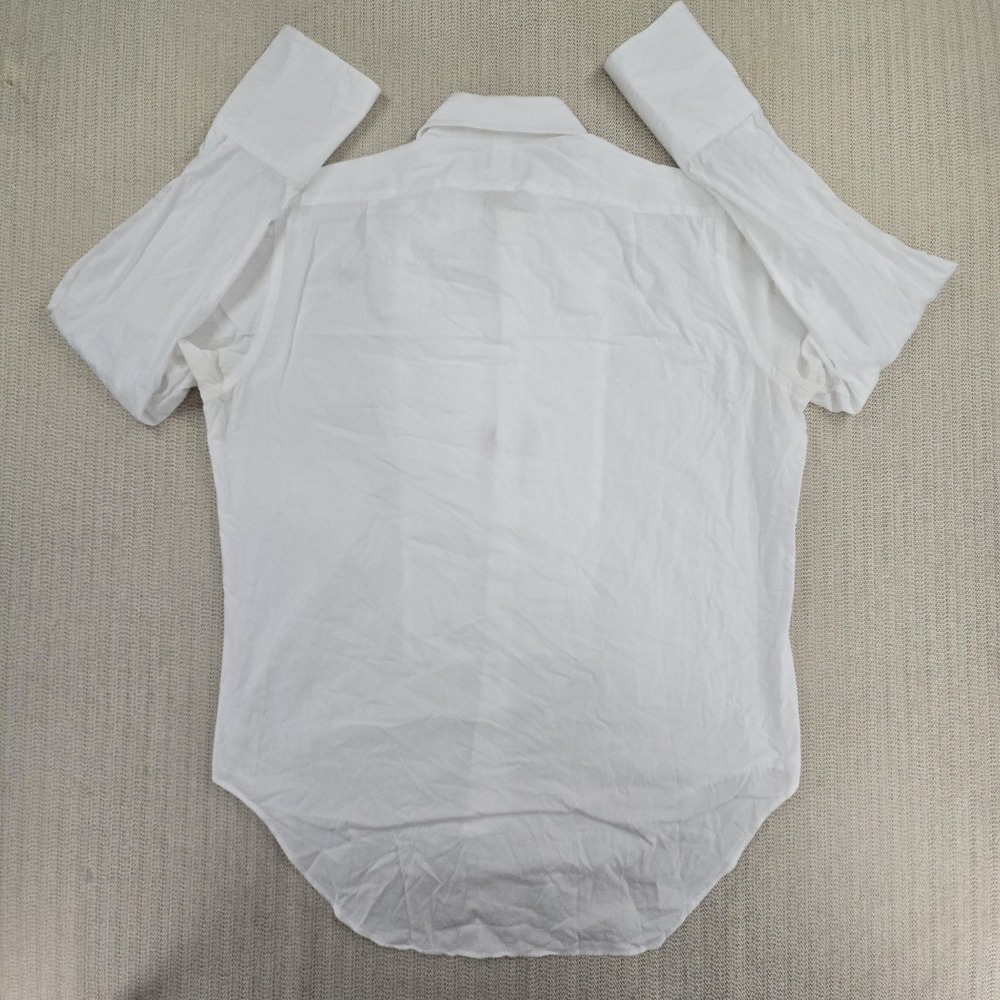 T.M. Lewin Tuxedo Shirt Mens 16.5 34/35 White Eveningwear French Cuff Dress - Picture 12 of 12